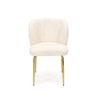 K474 szék – krém / arany