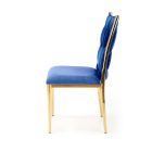 K436 szék, szín: sötétkék/arany