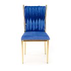 K436 szék, szín: sötétkék/arany