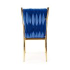 K436 szék, szín: sötétkék/arany