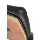 Ignazio forgófotel – dió / fekete