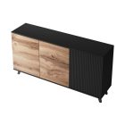 Random KM-1 komód – wotan tölgy / fekete