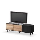 Random RTV-1 TV-állvány – wotan tölgy / fekete