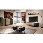 Random RTV-1 TV-állvány – wotan tölgy / fekete