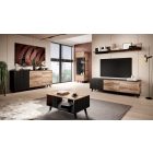 Random RTV-2 TV-állvány – wotan tölgy / fekete