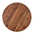 Domenico kerek étkezőasztal – dió / arany