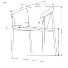 K489 szék, szín: bézs