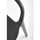 K491 rakásolható szék – fekete