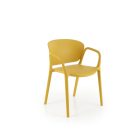 K491 rakásolható szék – mustár