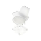 GASLY ifjúsági forgószék, alap mechanika, szín: fehér