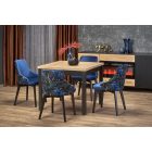 Tiago Square bővíthető étkezőasztal – craft tölgy / fekete