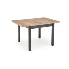 Tiago Square bővíthető étkezőasztal – craft tölgy / fekete