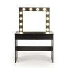 Hollywood fésülködőasztal – fekete