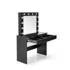 Hollywood fésülködőasztal – fekete