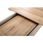 Brandon bővíthető étkezőasztal – wotan tölgy / fekete