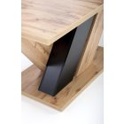 Brandon bővíthető étkezőasztal – wotan tölgy / fekete