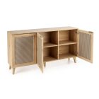 Borneo KM-1 komód – artisan tölgy / fekete