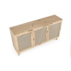 Borneo KM-1 komód – artisan tölgy / fekete