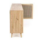 Borneo KM-1 komód – artisan tölgy / fekete