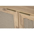 Borneo KM-2 komód – artisan tölgy / fekete