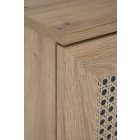 Borneo KM-2 komód – artisan tölgy / fekete