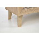 Borneo KM-2 komód – artisan tölgy / fekete