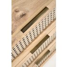 Borneo KM-2 komód – artisan tölgy / fekete