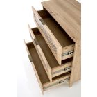 Borneo KM-2 komód – artisan tölgy / fekete