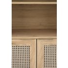 Borneo REG-1 polc – artisan tölgy / fekete