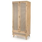 Borneo S-1 szekrény – artisan tölgy / fekete