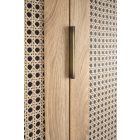 Borneo S-1 szekrény – artisan tölgy / fekete