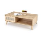 Borneo LAW-1 dohányzóasztal – artisan tölgy / fekete