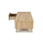 Borneo LAW-1 dohányzóasztal – artisan tölgy / fekete