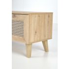 Borneo RTV-1 TV-állvány – artisan tölgy / fekete