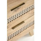 Borneo SN-1 éjjeliszekrény – artisan tölgy / fekete