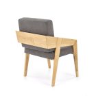 Freedom pihenőfotel – szürke / natúr