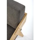 Freedom pihenőfotel – szürke / natúr