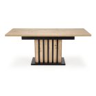 Lamello bővíthető étkezőasztal – artisan tölgy / fekete