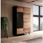 Random S-1 szekrény – wotan tölgy / fekete