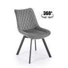 K520 forgatható szék – szürke