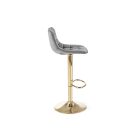 H120 bárszék – szürke / arany