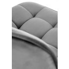 H120 bárszék – szürke / arany