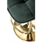 H120 bárszék – sötétzöld / arany