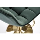 H120 bárszék – sötétzöld / arany