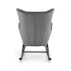 Bazalto hintafotel – szürke