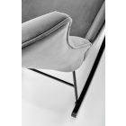 Bazalto hintafotel – szürke