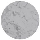 Paola 2 dohányzóasztal (2 db-os szett) – fehér márvány / ezüst