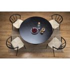 Ginter kerek étkezőasztal – fekete