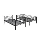 Bunky emeletes ágy (2 egyszemélyes ággyá alakítható)– fekete