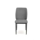 Jasper étkezőszett (bővíthető asztal + 4 szék) – fekete / szürke